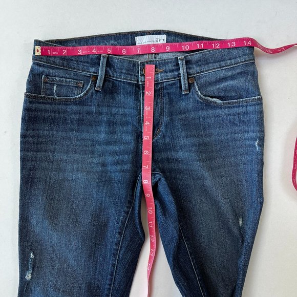 LOFT Relaxed Skinny Jeans in Vintage Wash - Picture 8 of 15